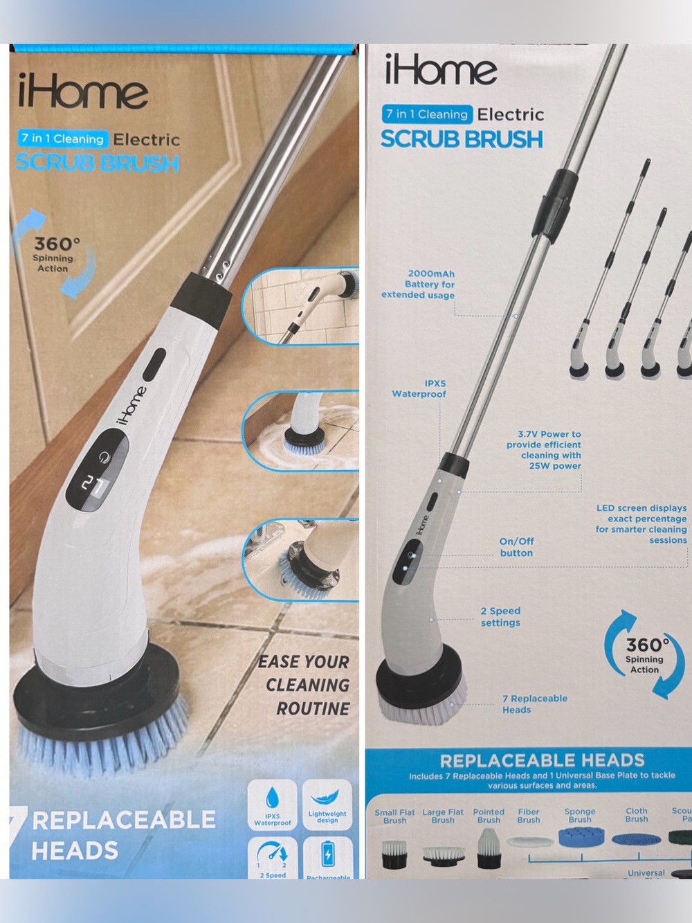 iHome Electric Scrub Brush